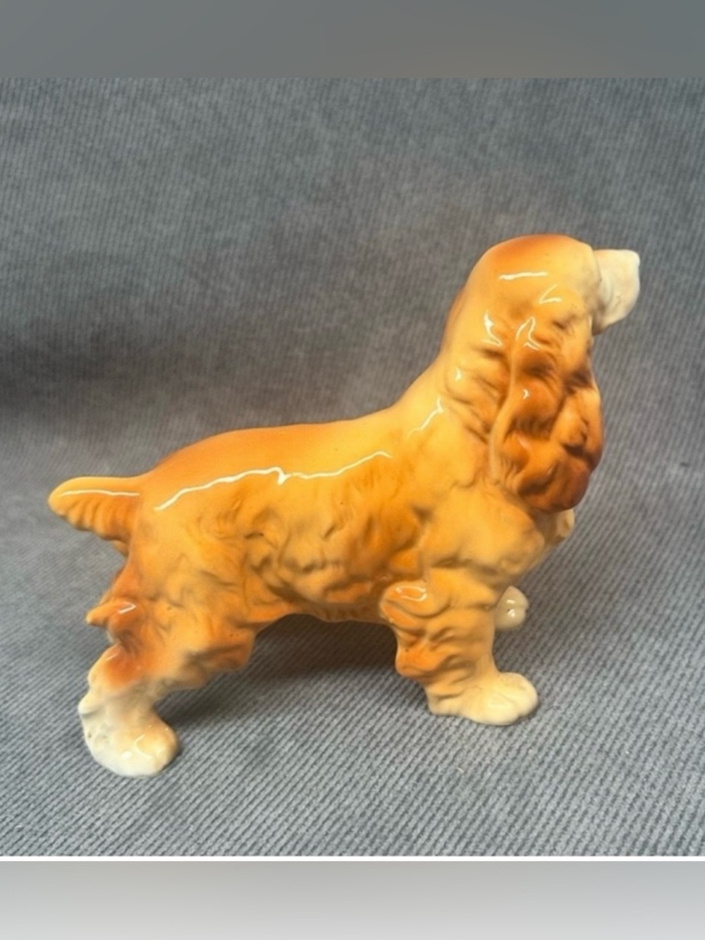 Vintage Cocker Spaniel porcelain Figurine Ucagco Japan